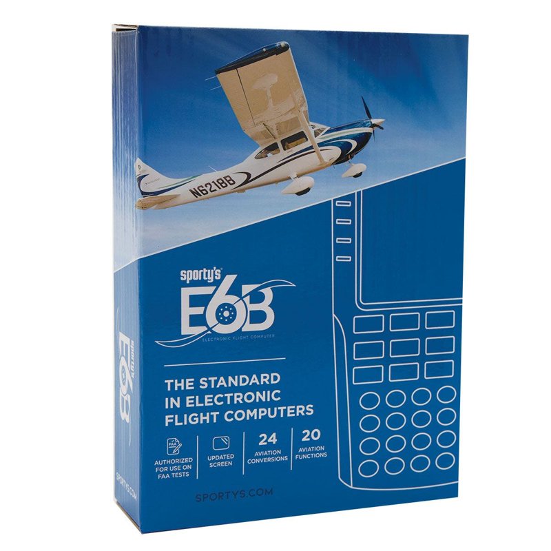 Electronic Flight Computer with Backlit Display & AAA Power for Pilots