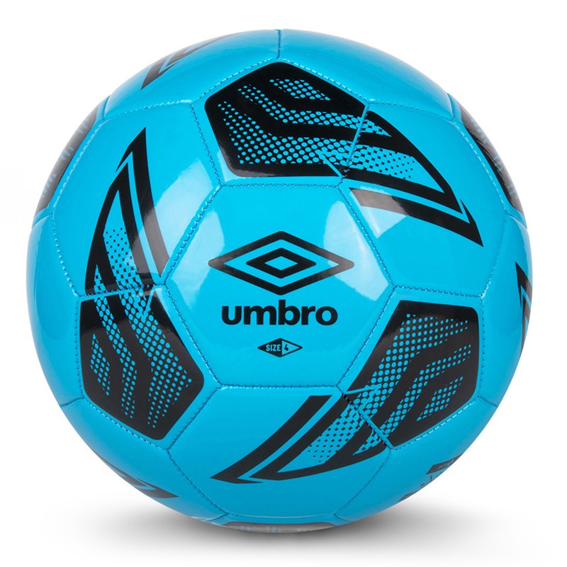 (2 Pack) Umbro Diamond Viper Size 4 Soccer Ball, Blue, 32-Panel Youth Ball