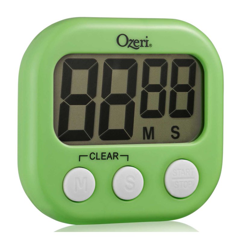 Kitchen & Event Timer with Large LCD Screen and Magnetic Back - 99 Min Countdown & Stopwatch
