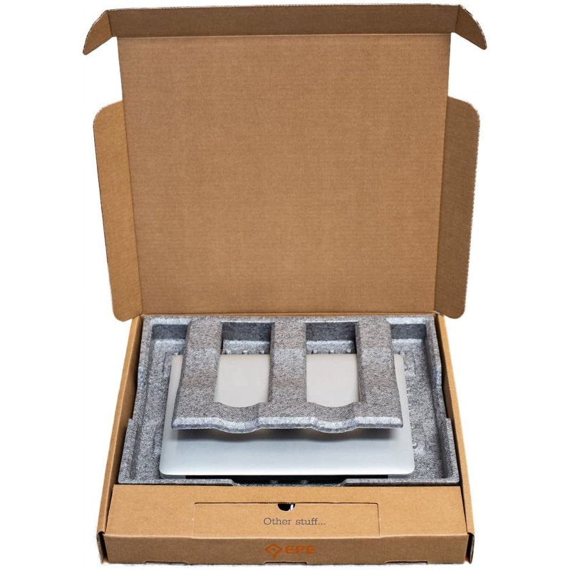 Universal Laptop Shipping Box - Eco-Friendly Recyclable Packaging, Fits Up to 15.4 Inch Laptops