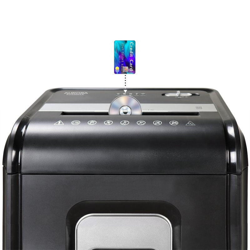 Heavy Duty Crosscut Paper Shredder with 18 Sheets, 60-Minute Run Time, 7-Gallon Basket