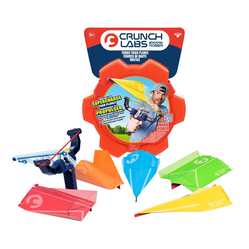 Paper Airplane Kit with Launcher & Instructions | STEM Toy for Kids 8+