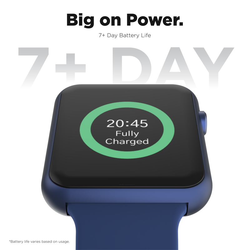 Smartwatch with Health & Fitness Tracking, Notifications & Customizable Features