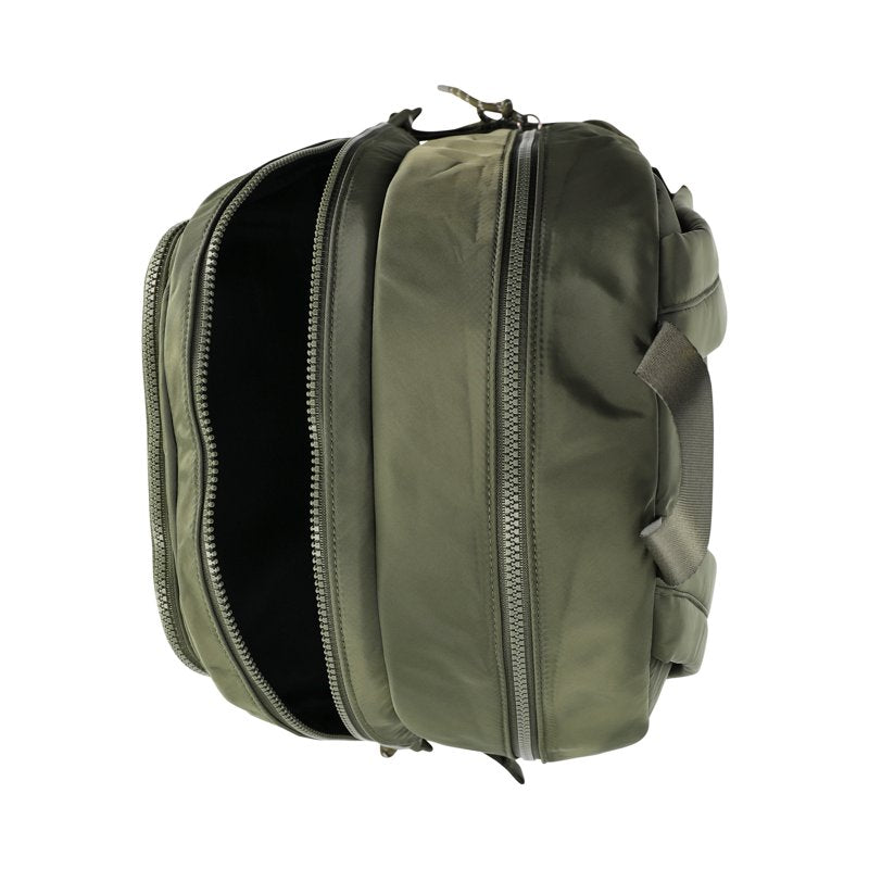 Multi Pocket Women's Backpack - 17.5 Inch School & Travel Bag, Olive