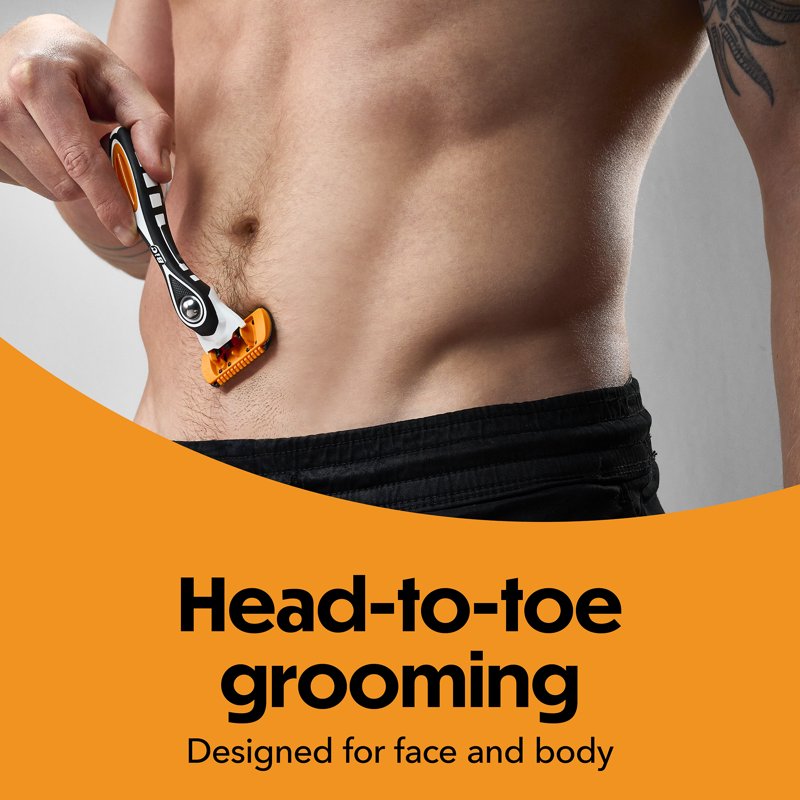 Men's 3-in-1 Body and Beard Grooming Kit - Trimmer Shaver Shaping