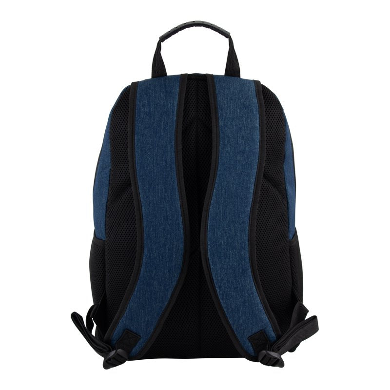 Unisex 17-Inch Lifestyle Backpack with Laptop & Sunglasses Pocket - Teal Heather Chambray