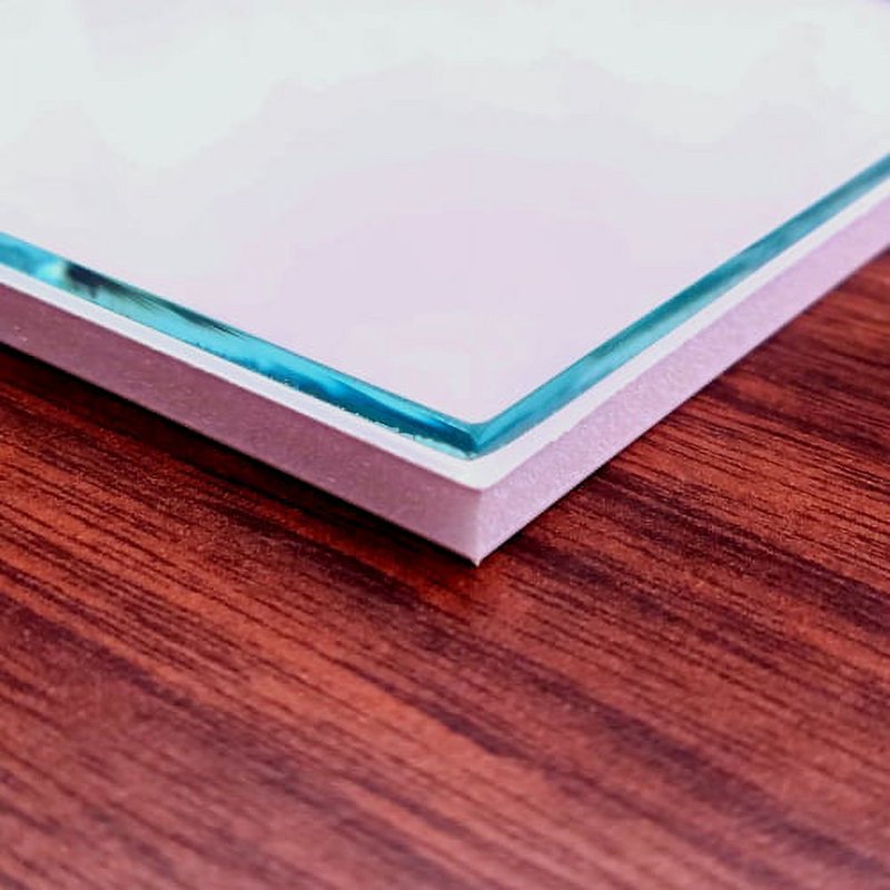 Single Diploma Frame with Double Matting for 8.5x11 Inch Certificates - Cherry Finish