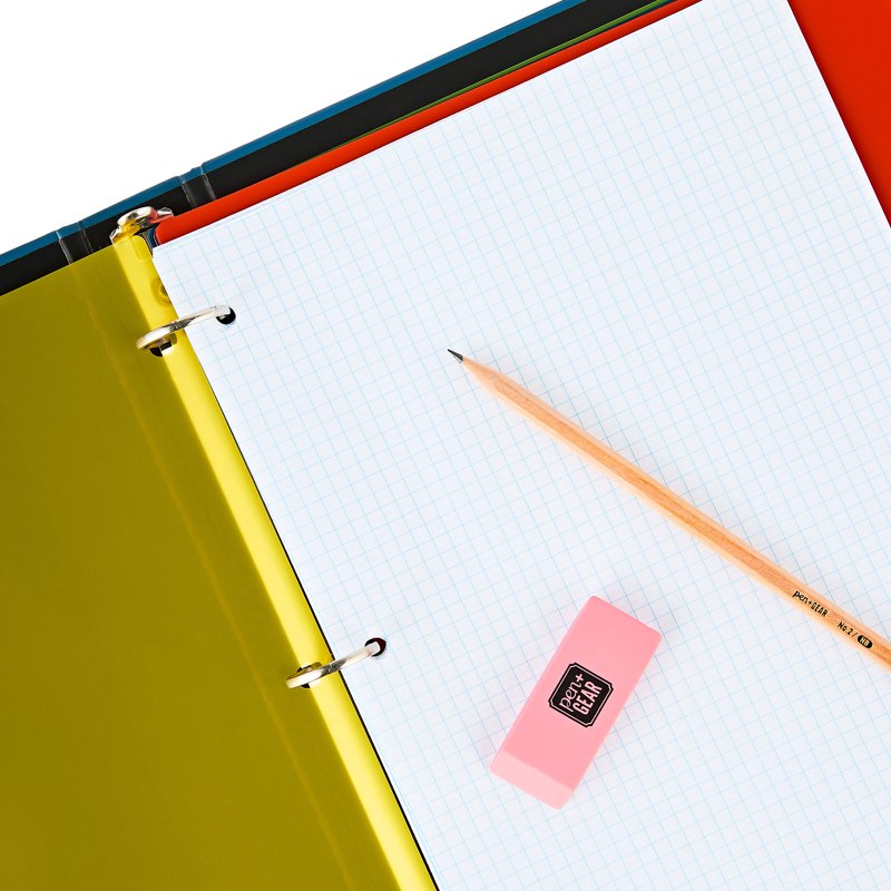 Graph Ruled Filler Paper - 5x5 Quad Grid, 80 Sheets, 8x10.5 Inches