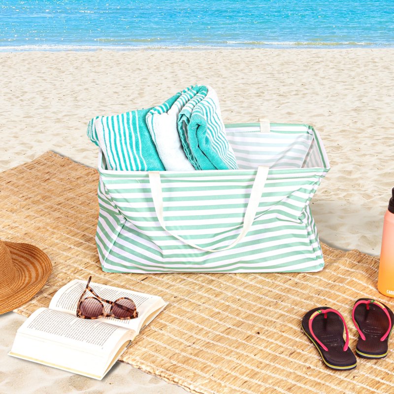 Water-Resistant Canvas Utility Tote Bag with Handles – Multiple Colors