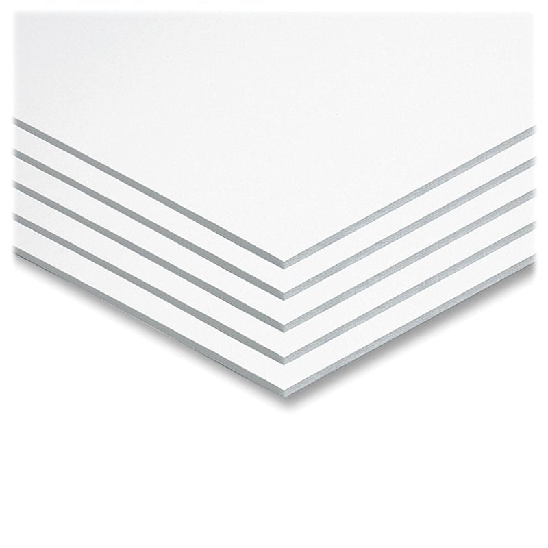 Foam Core Art Board 22x28 Inches - White, Pack of 5 for Crafts & Projects