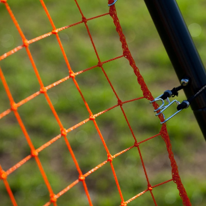 Lacrosse Bounce Target with Steel Frame Ball Return Net for Training and Drills