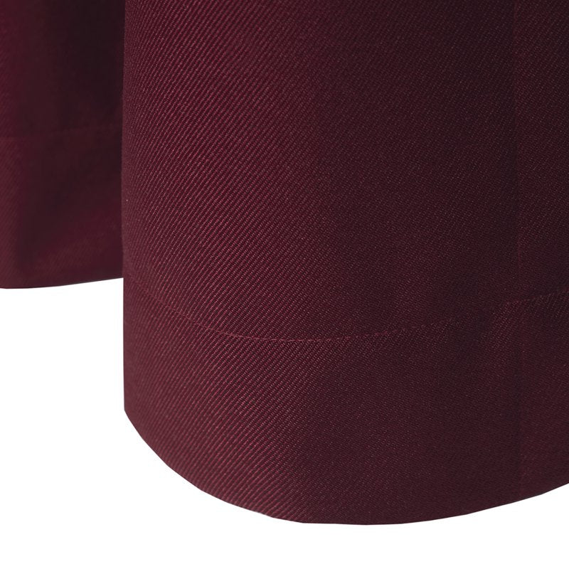 Blackout Curtain Pair 30x95 inch Solid Room Darkening Drapes with Rod Pocket