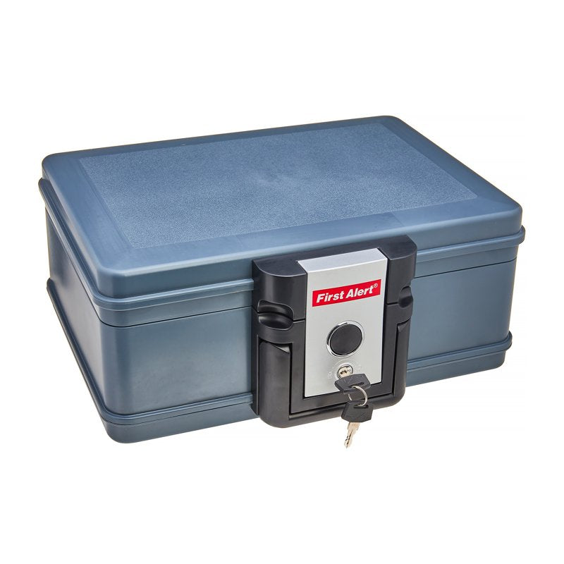 Water and Fireproof File Chest Safe 0.17 Cu Ft - Fire & Water Resistant Security Box