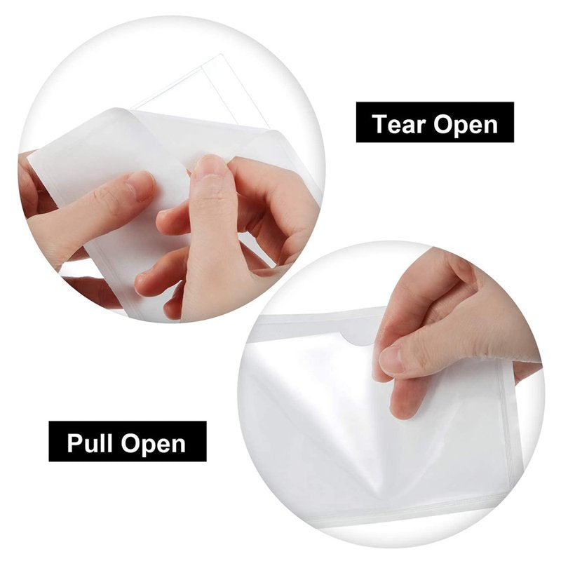 30Pcs Self-Adhesive Business Card Pockets for Office & School Organization