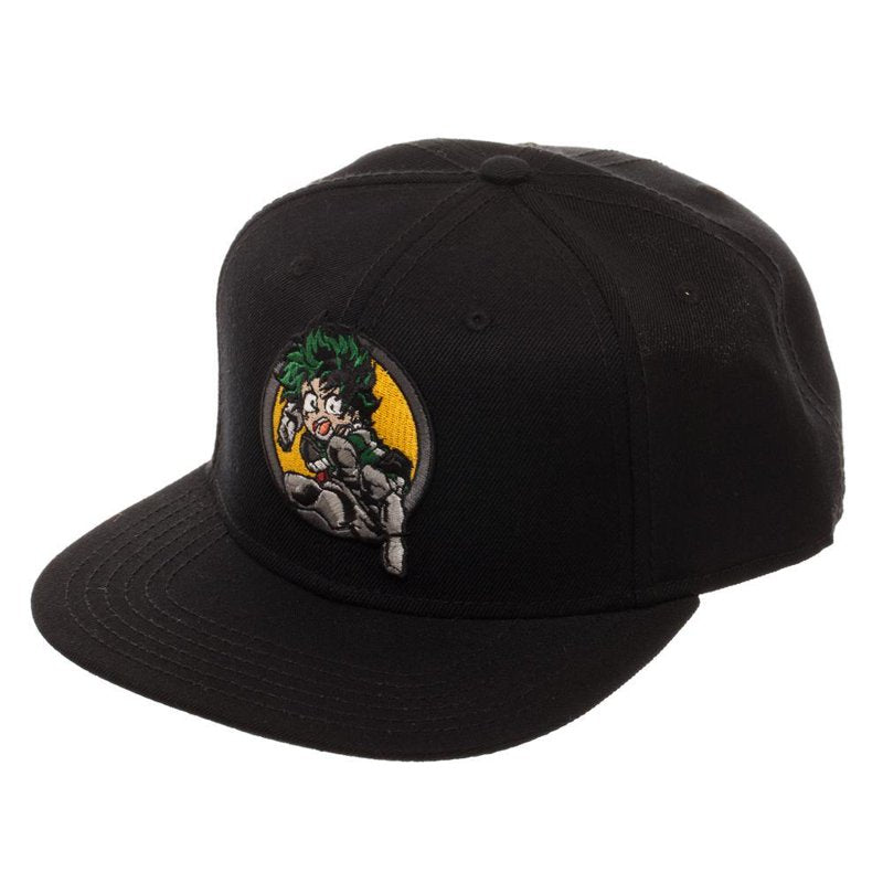 My Hero Academia Izuku Midoriya Snapback Hat - Embroidered Baseball Cap