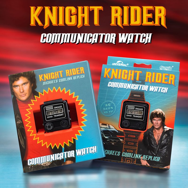 Knight Rider Communicator Watch Replica Digital Watch - Officially Licensed