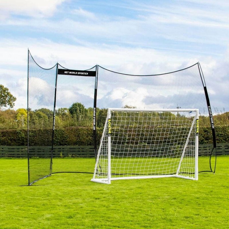 Pop-Up Ball Stop Net System with Posts - 4.5 ft Extender Included | 5x Sizes