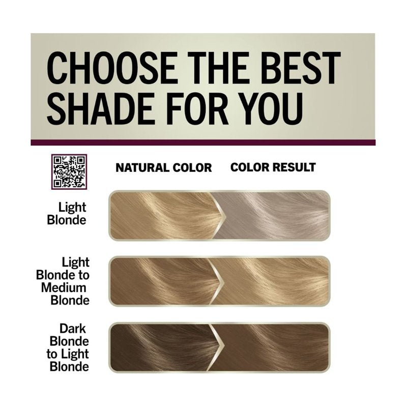 Permanent Blonde Hair Dye Kit with Keratin & Collagen for All Shades