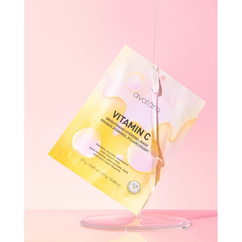 Brightening Hydrogel Face Mask for All Skin Types - 2 Pack
