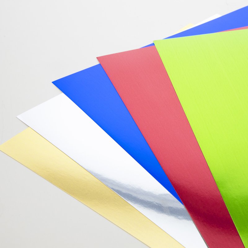 Metallic Poster Board Set - 11 x 14 Inches, 5 Sheets for Crafts & Displays