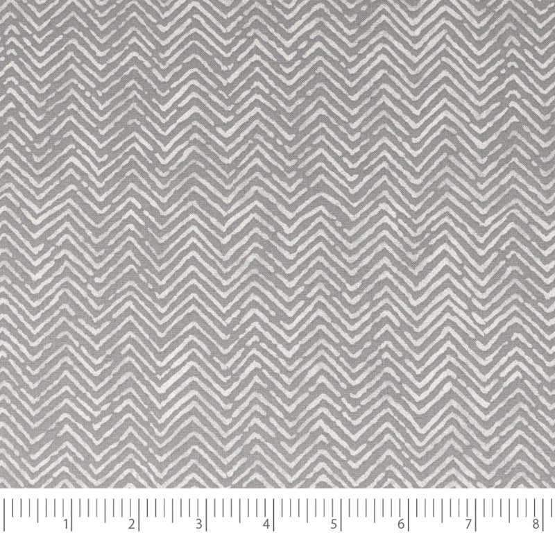 Cotton Quilting Fabric Herringbone Pattern - 1 Yard Cut, 44" Wide