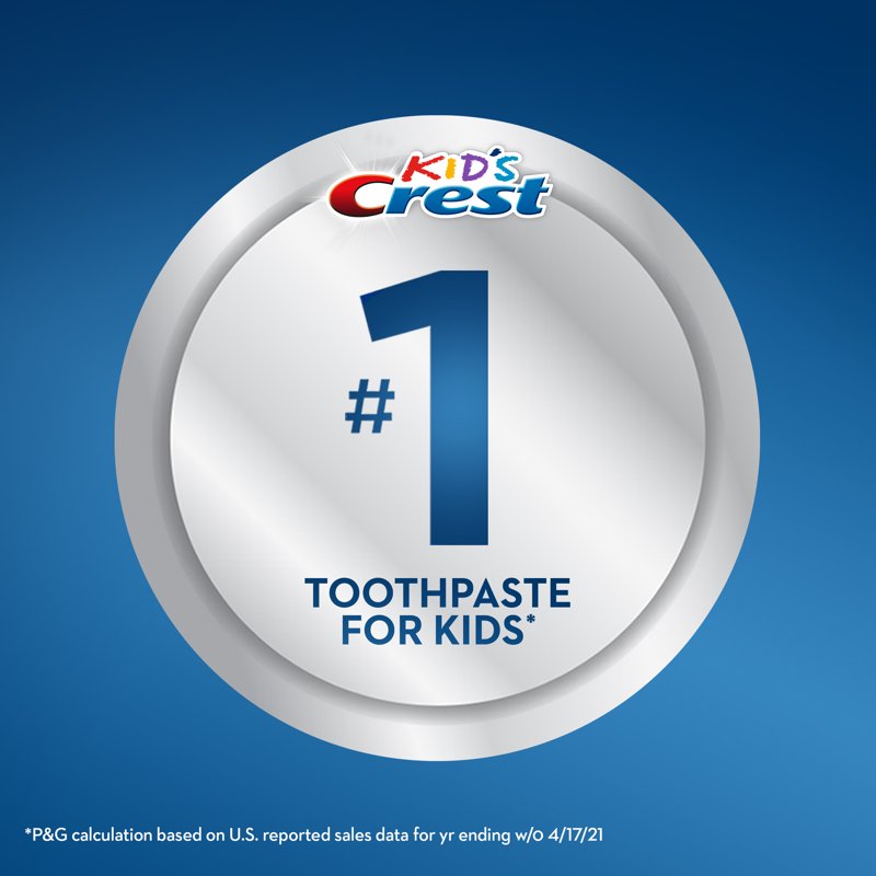 Kids Cavity Protection Toothpaste with Fun Sparkle Flavor – 4.6 oz, Pack of 12