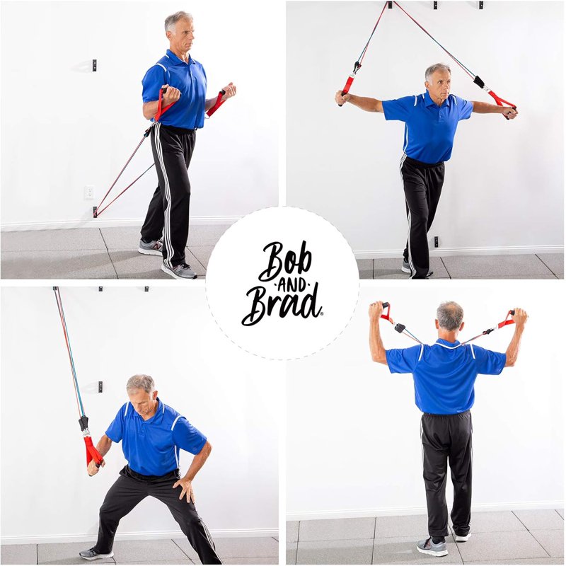 Resistance Bands Set Up to 150 lbs with Handles & Carry Case for Strength & Yoga