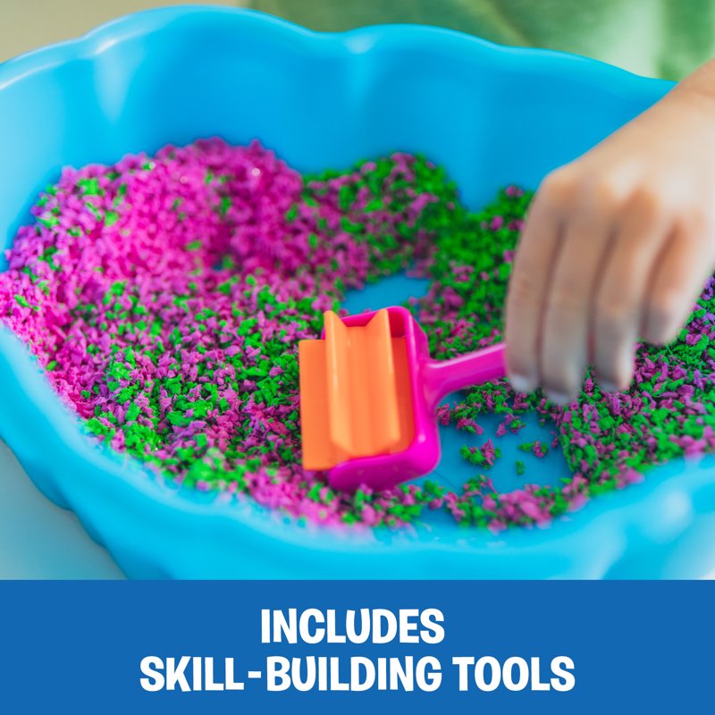 Sensory Play Set with Pluffle for Toddlers - Mess-Free Sensory Bin Kit