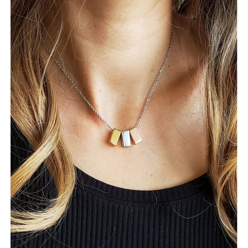 Mother's Day Necklace Gift for Grandmother - Dainty Stainless Steel Pendant & Card
