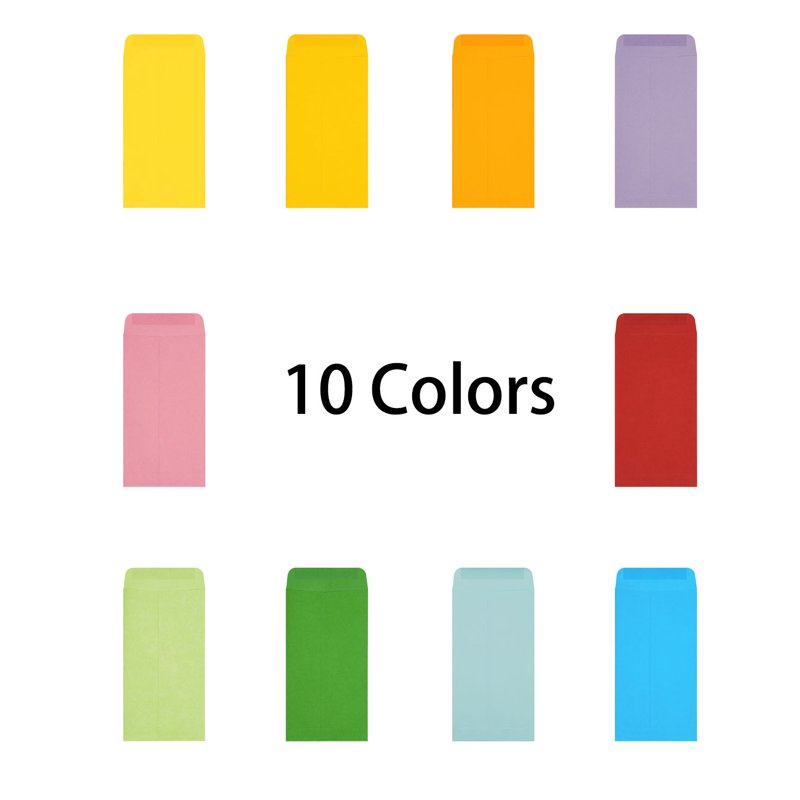 Cash Envelopes 100-Pack for Budgeting & Money Organization - 3.5 x 6.5 Inch