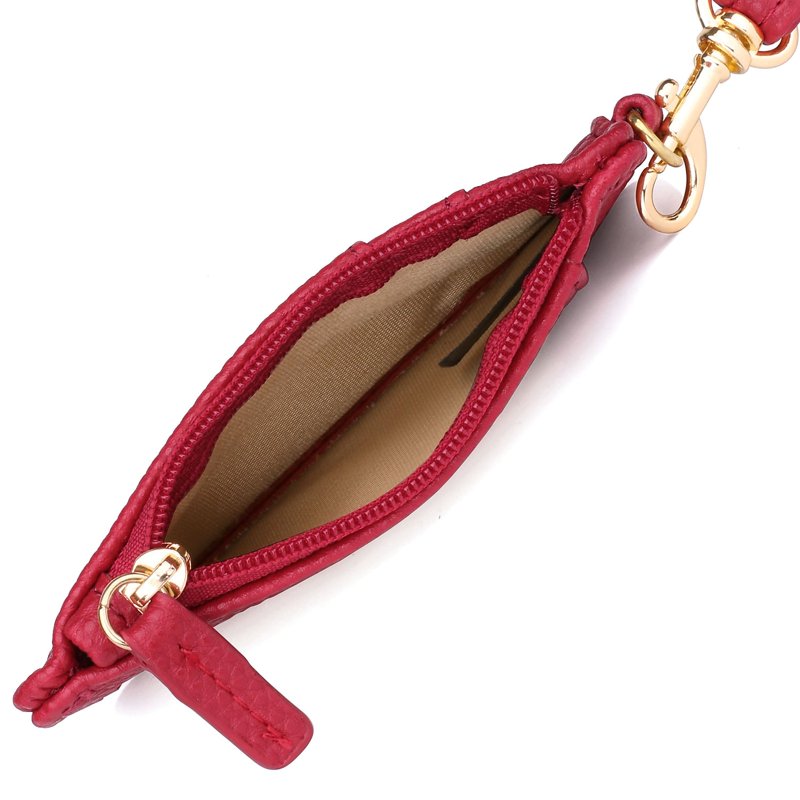 Women’s Pebble RFID Convertible Lanyard with Card Slots & ID Window