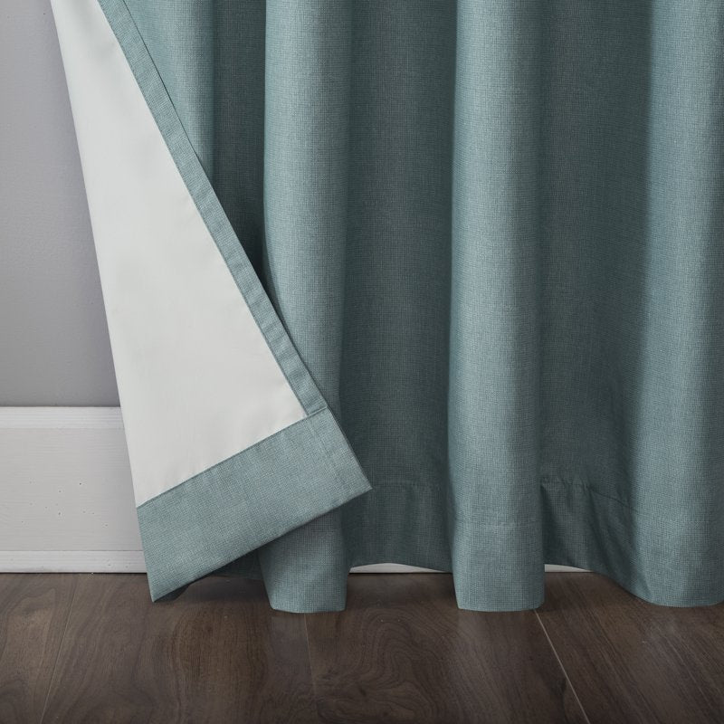 Blackout Thermal Insulated Grommet Curtain Panel - Light Blocking, Energy Efficient