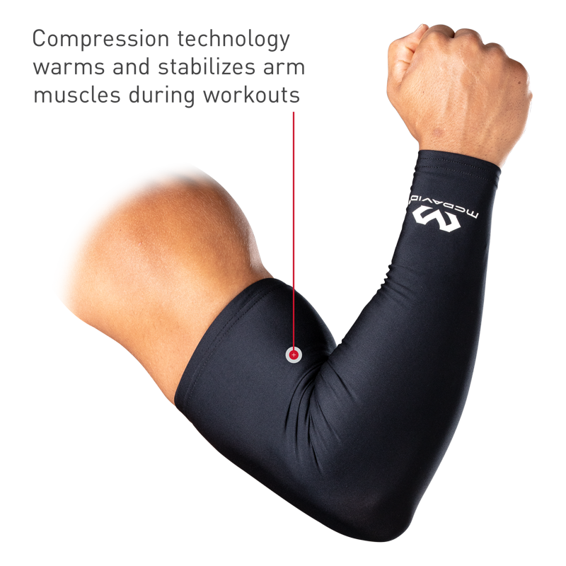 Unisex Compression Arm Sleeves Pair for Sports & Workout Support