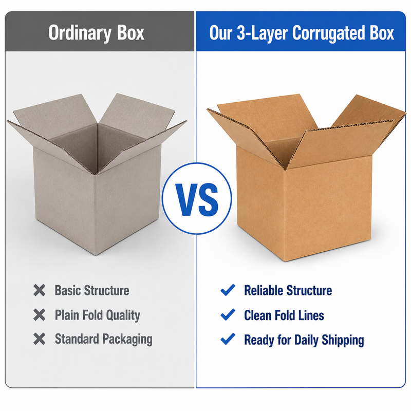 20 Pack Small Corrugated Shipping Boxes 6x6x4 Inch Kraft Cardboard Mailer