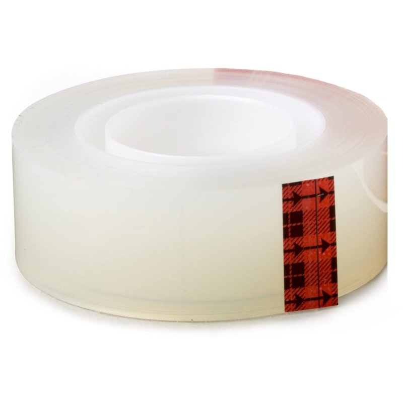 Scotch 612 1in Core Transparent Greener Tape - 12 Roll Pack