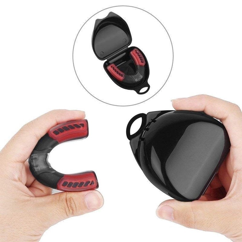 Sports Mouthguards for Boxing, Football, Martial Arts & More with Storage Case