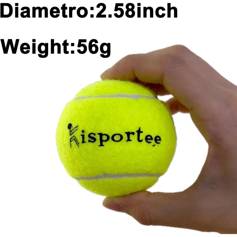 Bulk Tennis Balls for Practice & Dog Training - 12 Pack with Mesh Bag