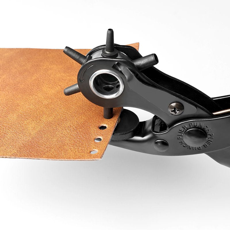 Leather Hole Punch Tool for Belts Watch Straps & Leather Crafts - 2-4.5mm Sizes