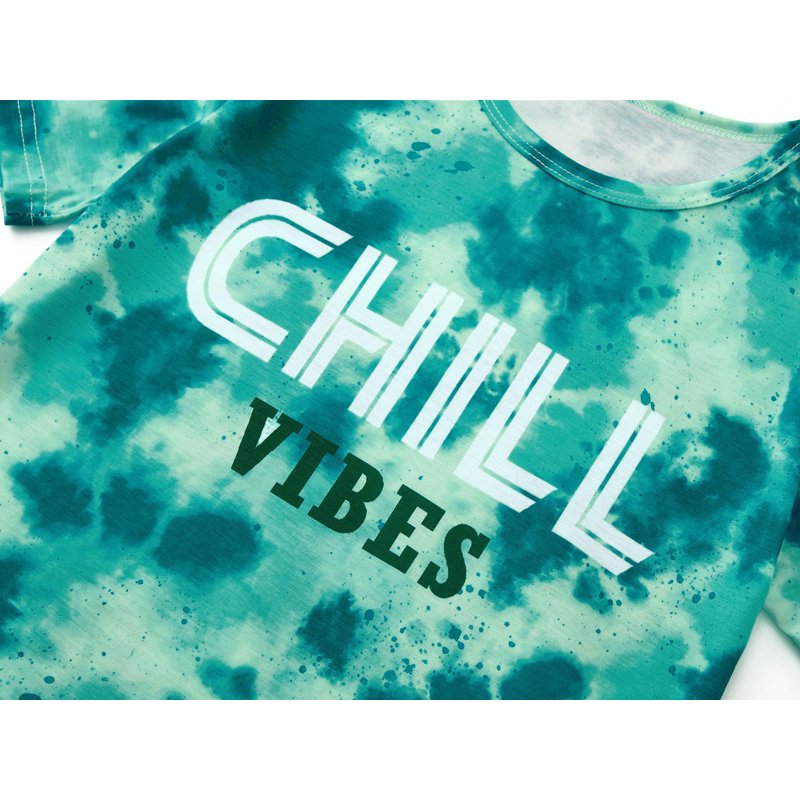 Pajamas for Boys 2-Piece Dino Chill Green Set - Beezizac 18 (Variation: Chill Green)