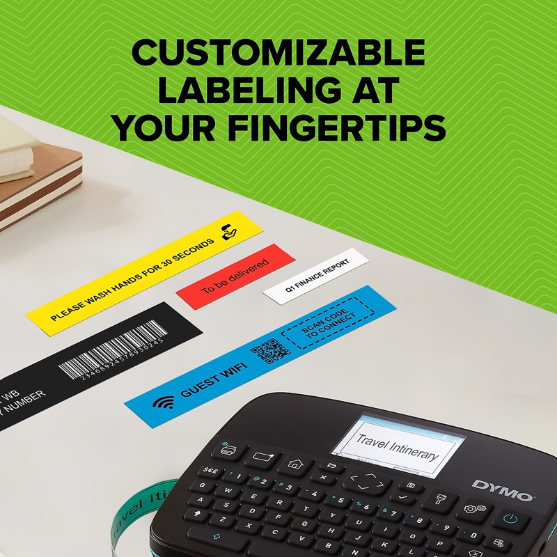 Portable Label Maker with Bluetooth & USB-C - Compact Office Label Printer