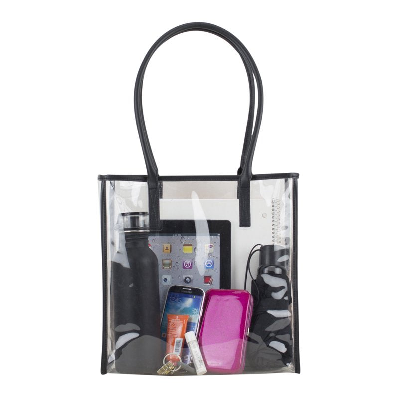 All-Purpose Clear Security Tote Bag - Durable PVC Stadium & Event Bag