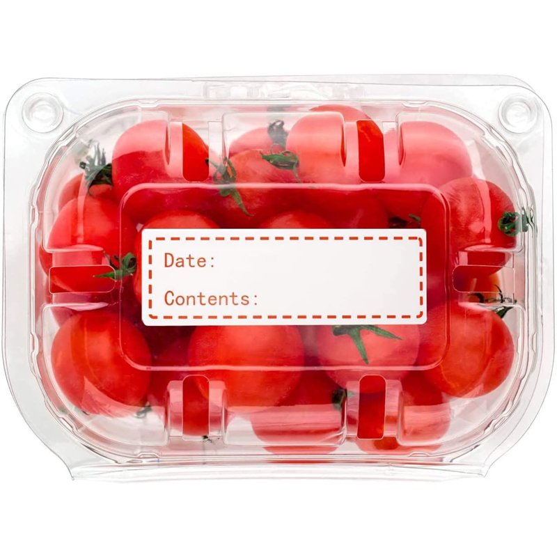 Removable Food Storage Labels Roll - 900Pcs 1x3 Inch Waterproof Refrigerator Labels for Freezer & Pantry Organization