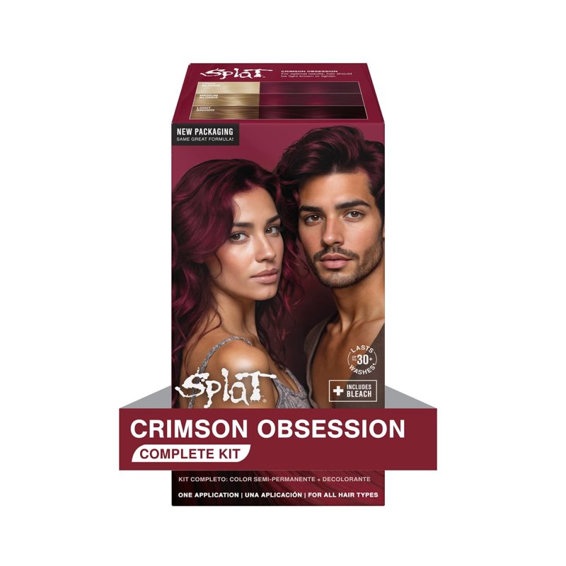 Semi-Permanent Hair Dye Kit with Bleach - Multiple Bright Shades