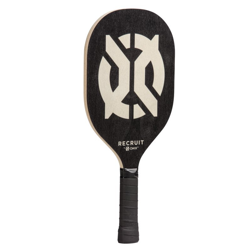 ONIX Recruit Pickleball Starter Set for All Ages and Levels - 2 Paddles + 2 Balls, Black (Variation 1)