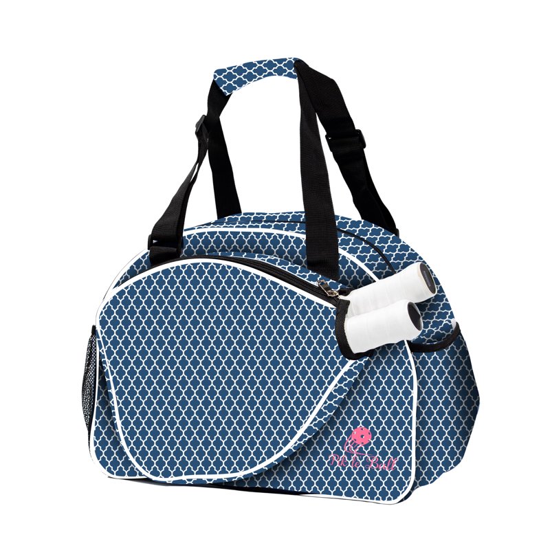 Pik’le’Ball Women’s Premium Pickleball Tote Bag - 3-Paddle Gear & Shoes Blue Classy