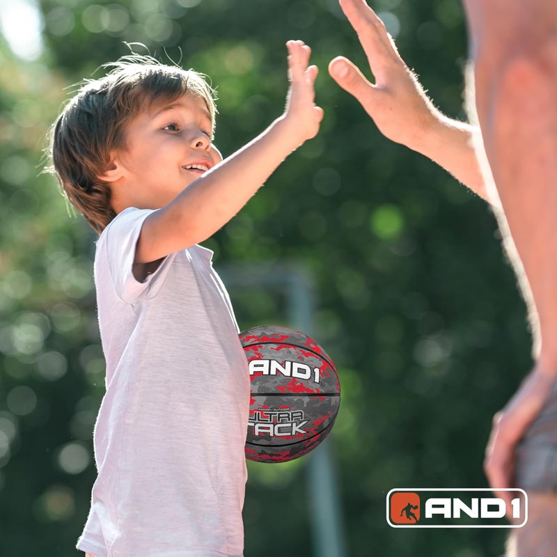 Mini Basketball Set 3-Pack for Kids - 7 Inch Youth Size with Pump, Indoor & Outdoor Play