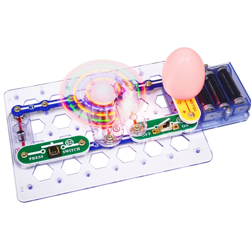 Snap Circuits Beginner Electronics Science Kit for Kids Ages 5+ - 20+ Projects