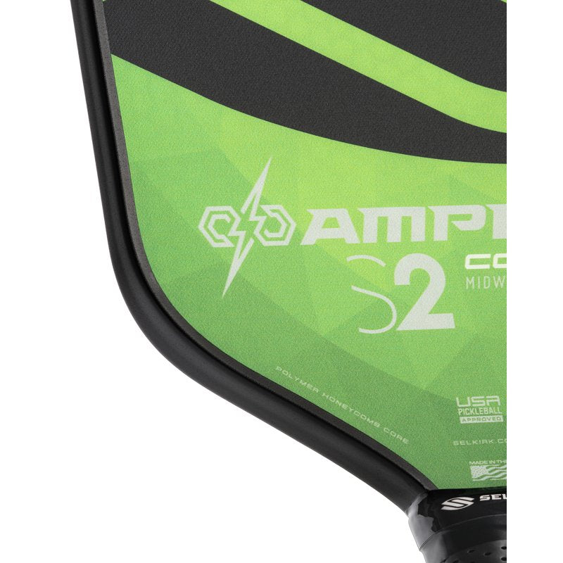 Selkirk Amped Control S2 Pickleball Paddle - Green, Midweight USAPA-Approved