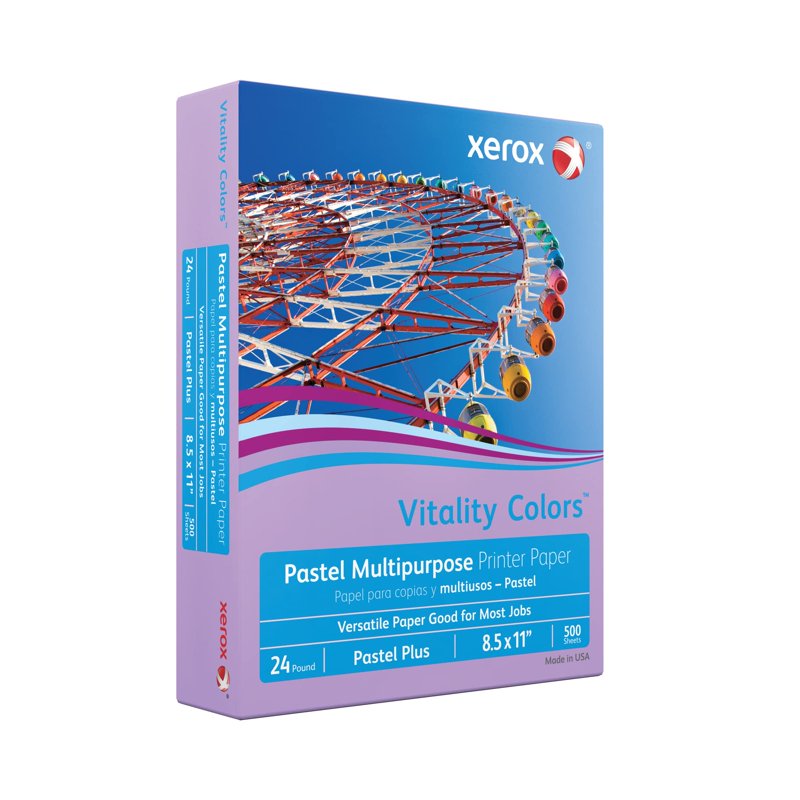 Pastel Multi-Use Printer & Copy Paper - 8.5 x 11, 500 Sheets, Lilac