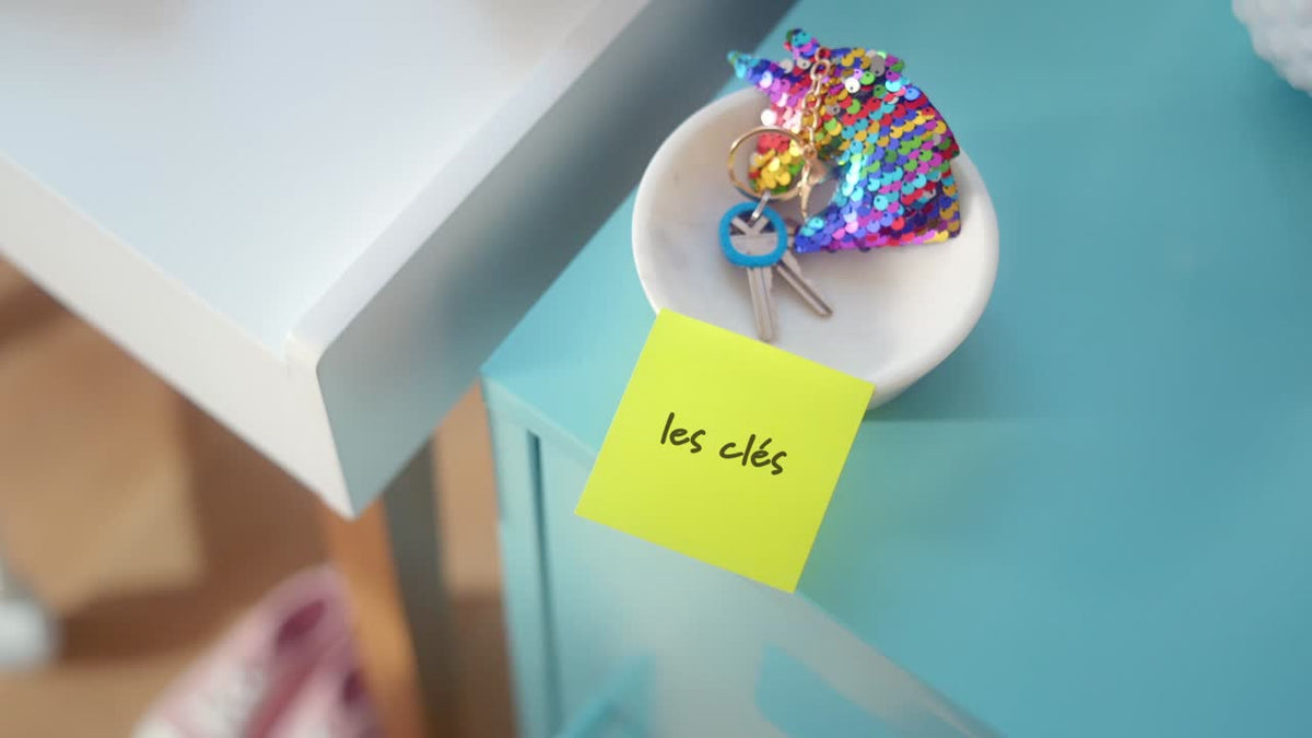 Post-it Super Sticky Notes 3x3 Inches, Neon Colors, 12 Pads